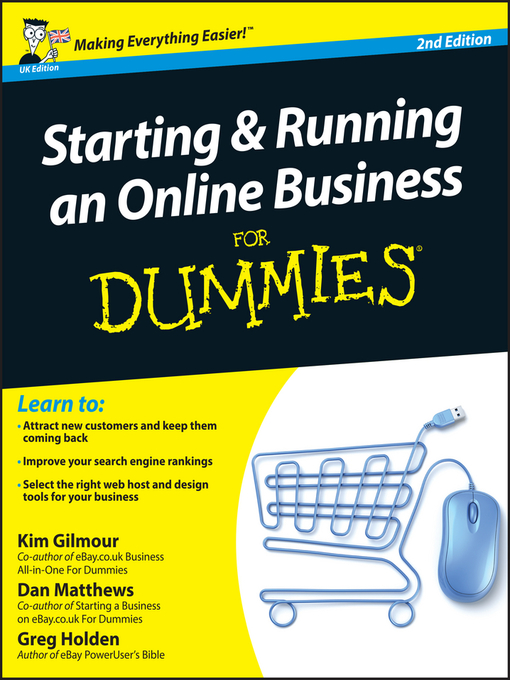 Title details for Starting and Running an Online Business For Dummies by Kim Gilmour - Available